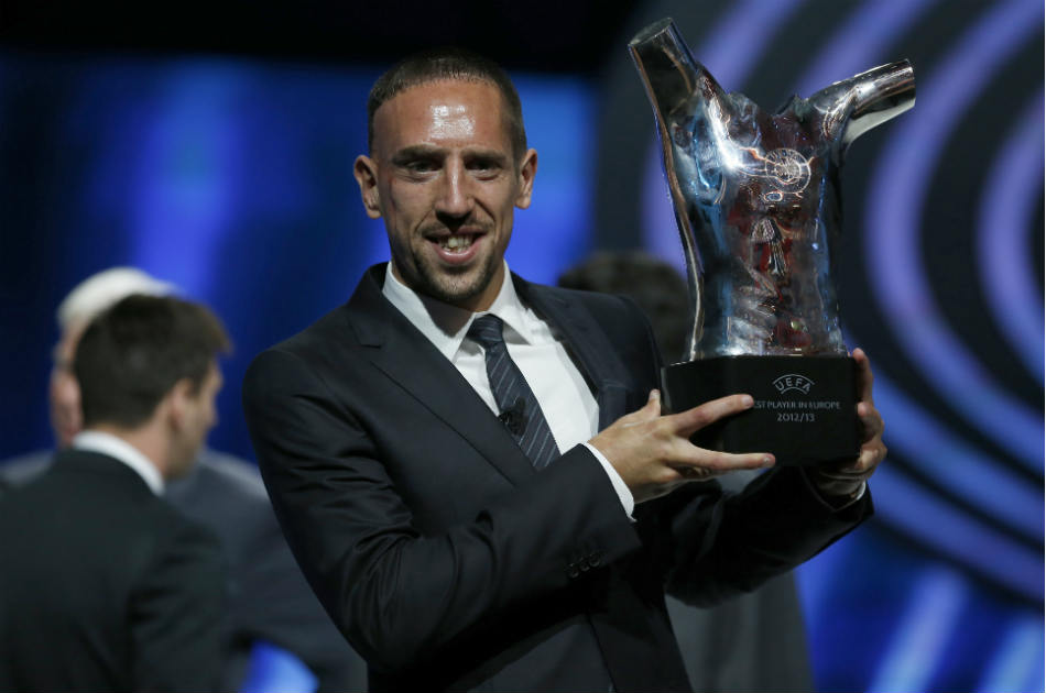 Franck Ribéry fue escogido mejor jugador UEFA 2012/2013