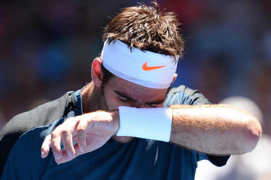 Del Potro, primer gran favorito que se despide de Australia
