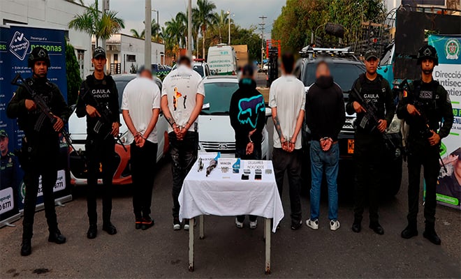 Capturan delincuentes en Fusagasugá que amordazaron a una familia por robar su vivienda