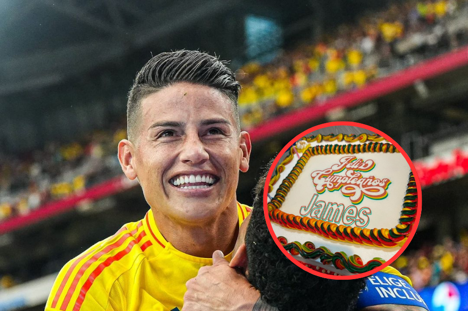 James Rodríguez ya sopló 33 velas: así celebró su cumpleaños en plena Copa América