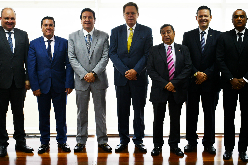 El nuevo comité ejecutivo de la Federación Colombiana de Fútbol. / Colfútbol