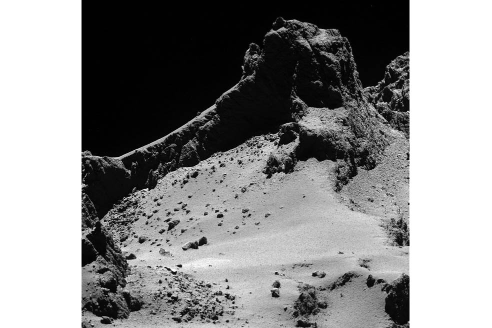 Los primeros secretos de un cometa