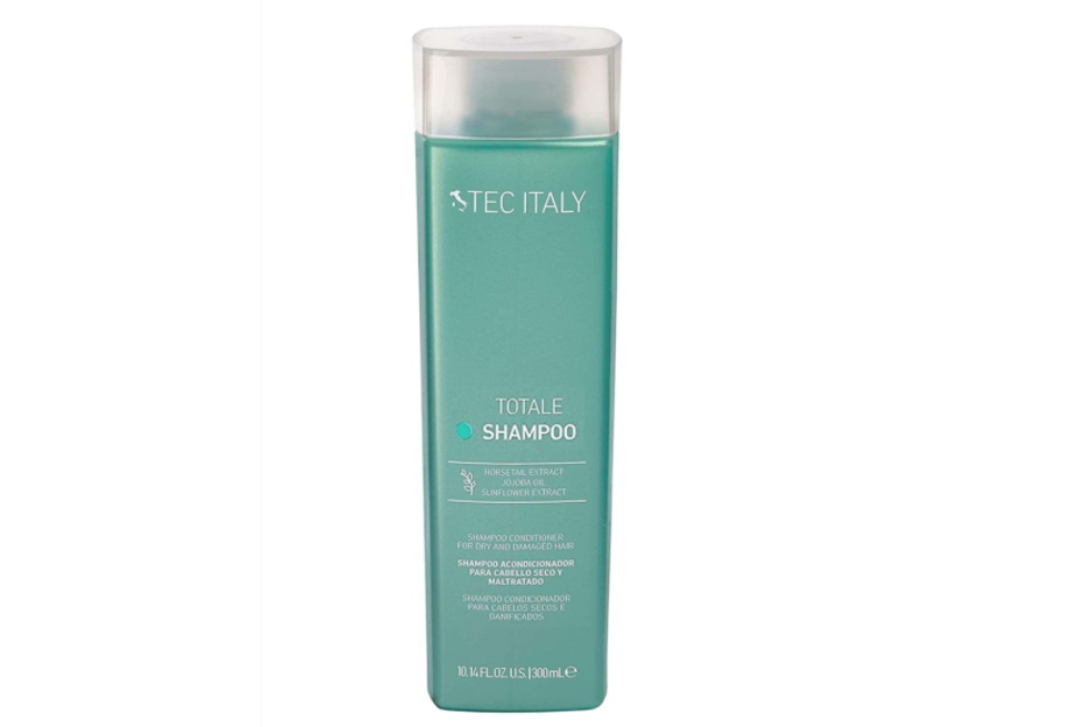 El producto Tec Italy Totale Champú es promocionado principalmente para tratar cabellos secos y maltratados.