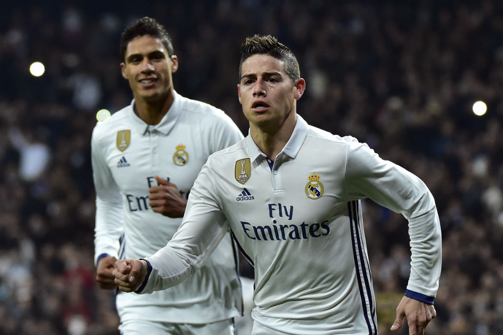 James no se entrenó con el Real Madrid