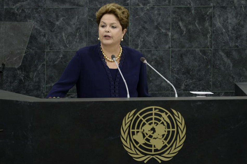 Dilma Rousseff ante la Asamblea General de la ONU en Nueva York