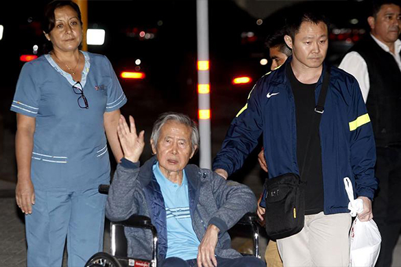 Alberto Fujimori está en una unidad médica por molestias cardíacas