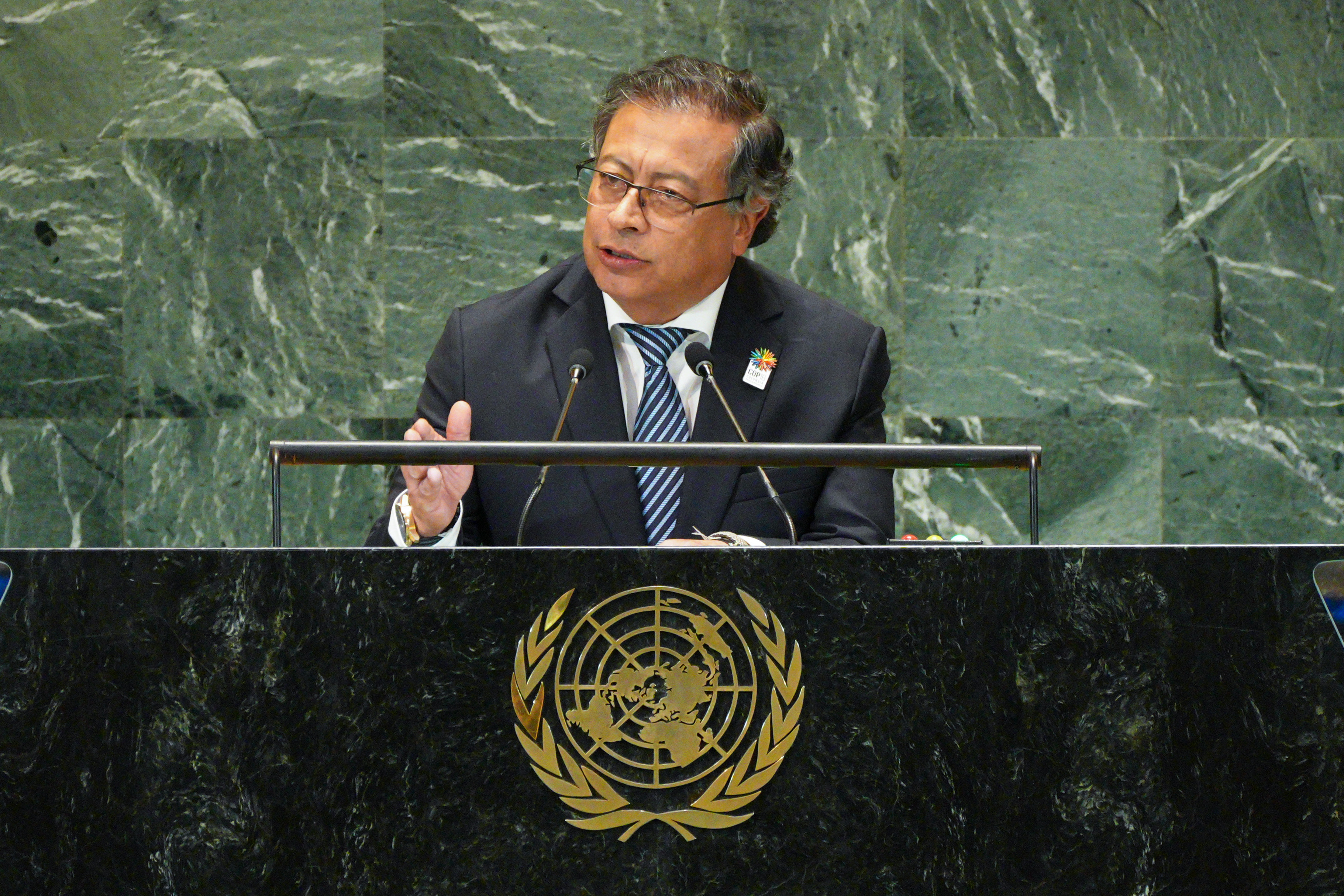 En vivo: Gustavo Petro habla por tercera vez ante el pleno de la ONU
