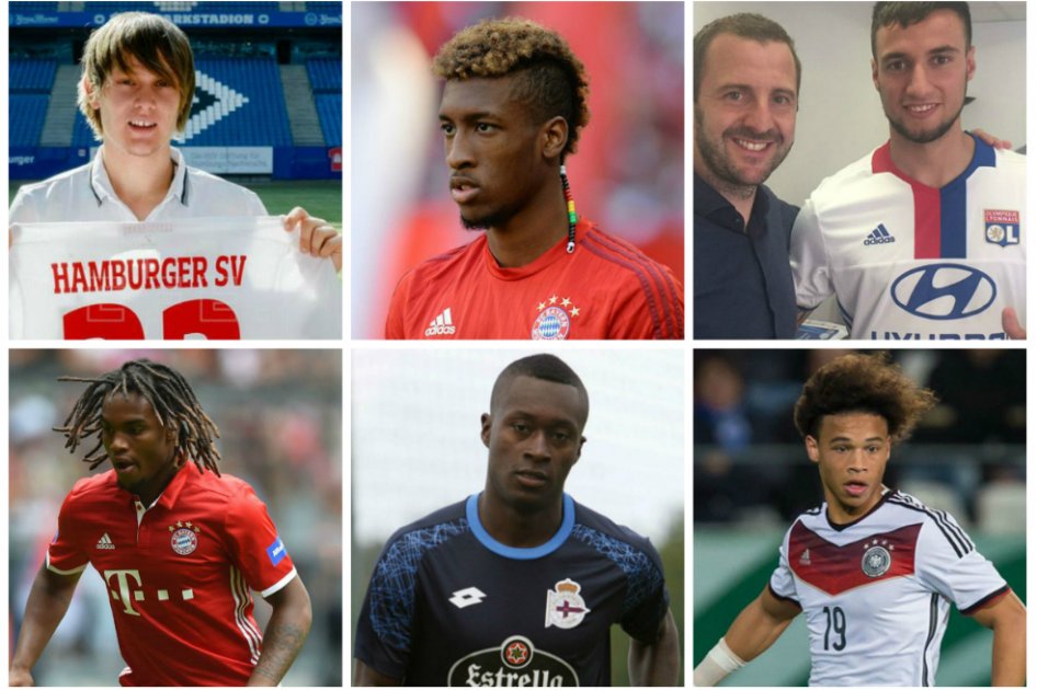 Seis jóvenes promesas del fútbol mundial