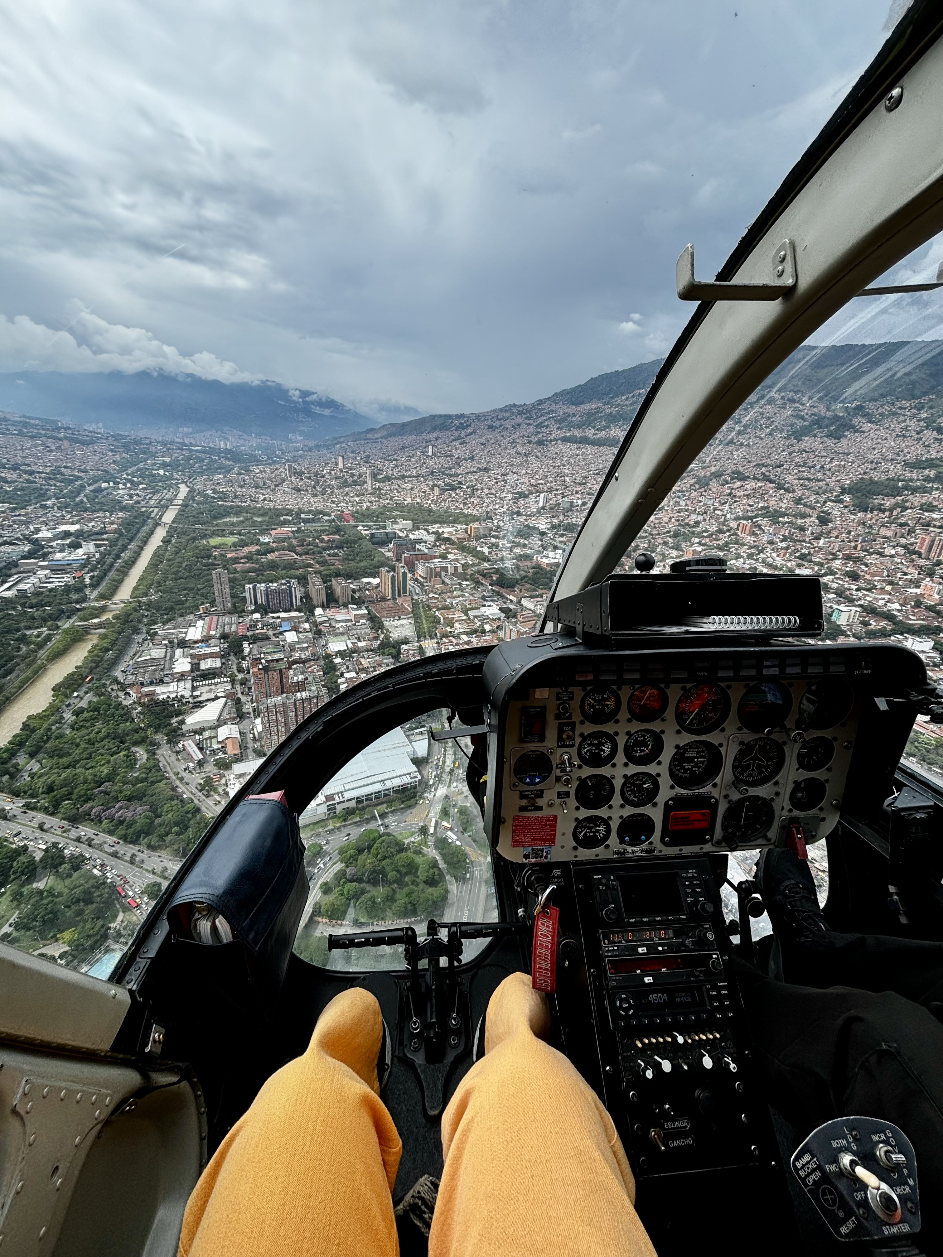 Turismo en Medellín, vuelo en helicóptero