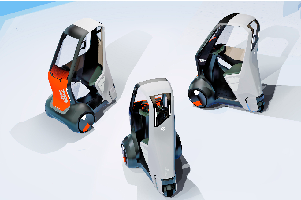 Fotos: Solo, el vehículo eléctrico de tres ruedas de Renault para la ciudad