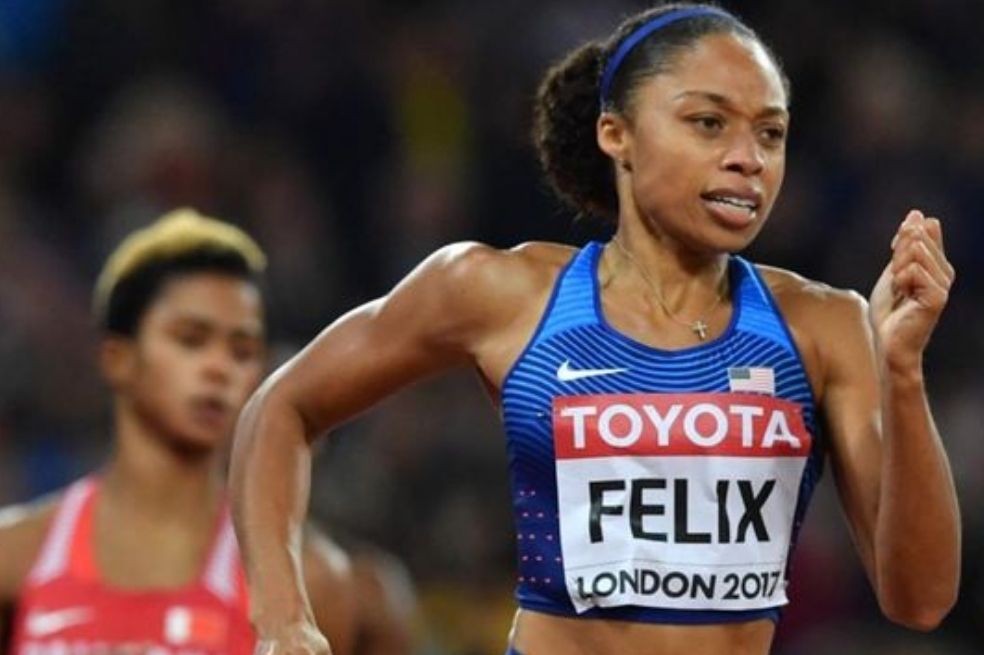 Especialista de la velocidad, y tras de ser subcampeona en Atenas 2004 y Beijing 2008, la estadounidense Allyson Felix tuvo que esperar hasta Londres 2012 para coronar su anhelada medalla de oro en los 200 metros. Felix es la mujer más laureada del atletismo en los Juegos Olímpicos con nueve presas, seis de oro y tres de plata.