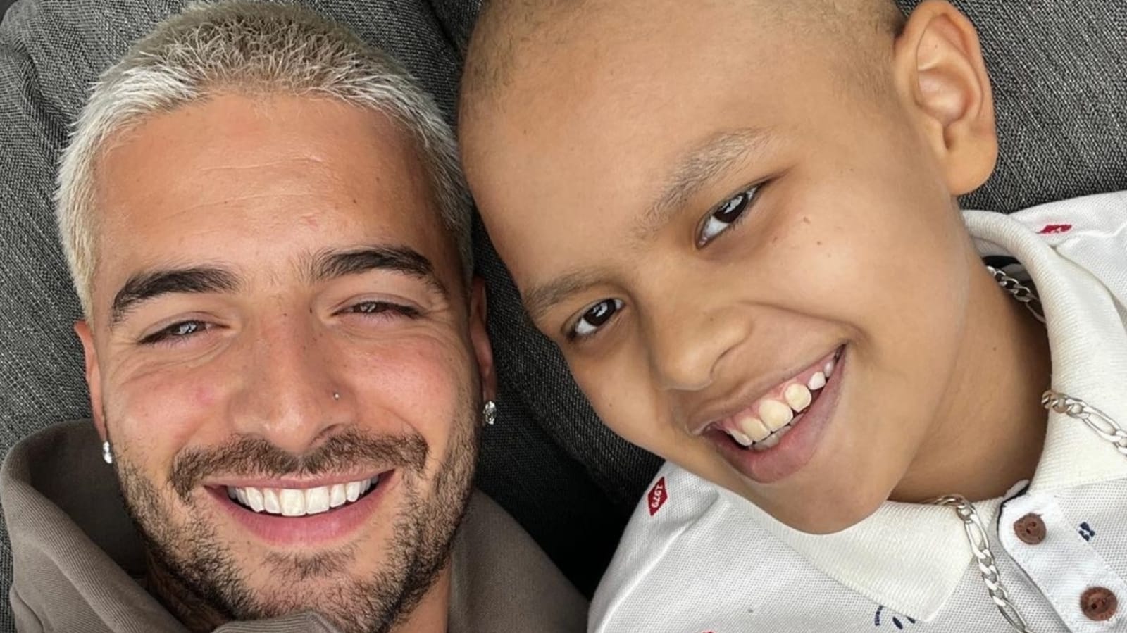 ¡Tremendo regalo! así sorprendió Maluma a un niño que lucha contra el cáncer