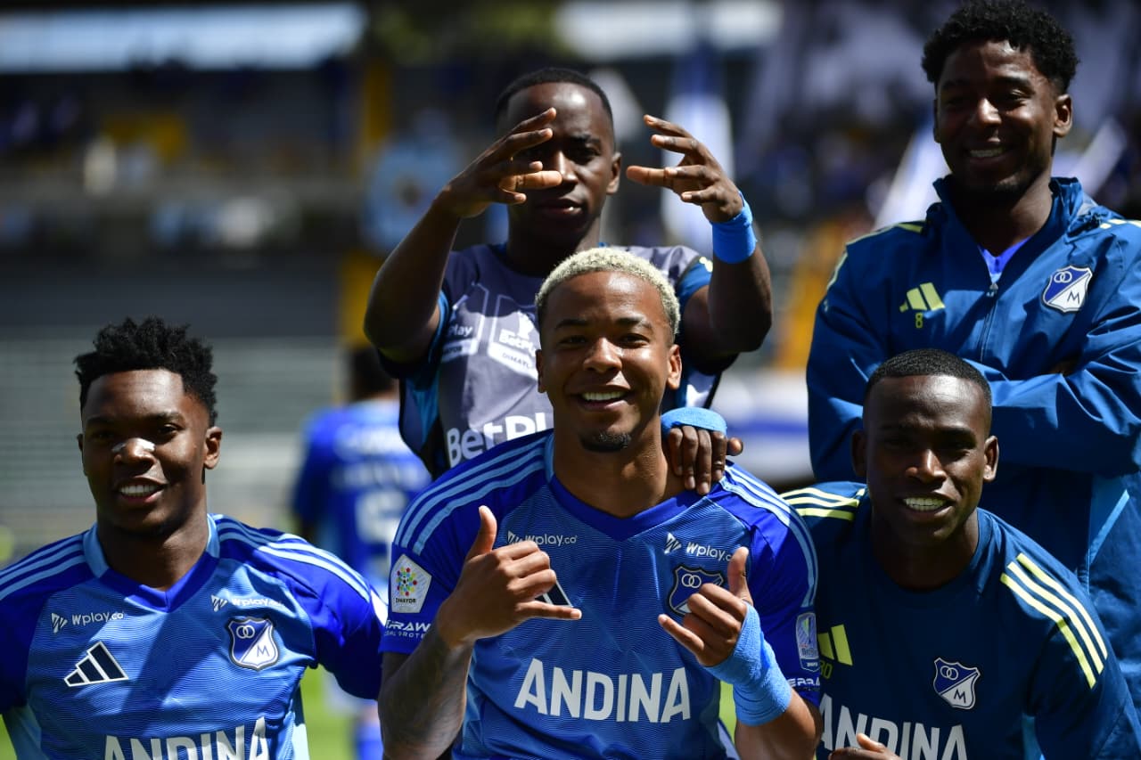 En imágenes: así se vivió el triunfo de Millonarios contra Fortaleza