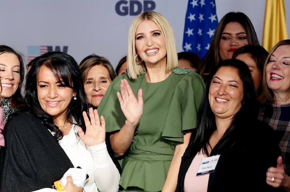 Las primeras fotos de la llegada de Ivanka Trump a Colombia