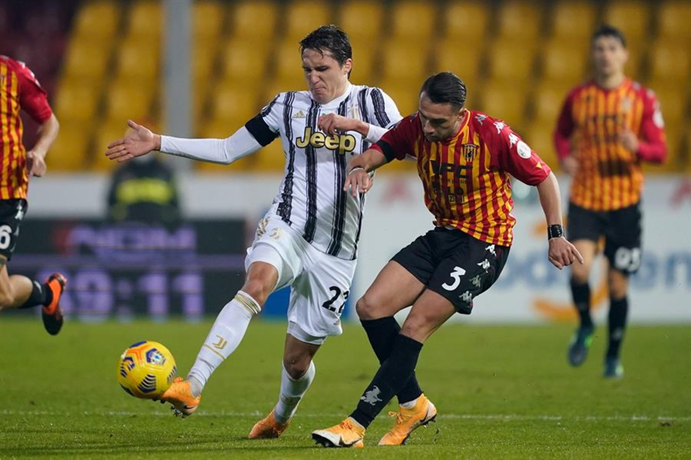Juventus no pasó del empate visitando a Benevento