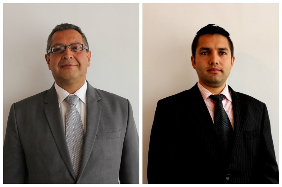El presidente del Concejo de Tocancipá, Darío Ortiz, y el concejal, Jhony Ferney Pérez. /Tomadas de Tocancipa-cundinamarca.gov.co