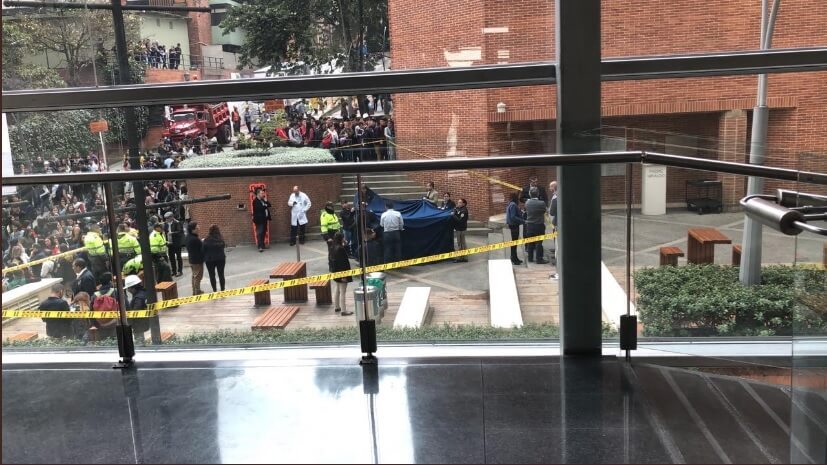 Estudiante de la Javeriana de Bogotá murió en el campus universitario