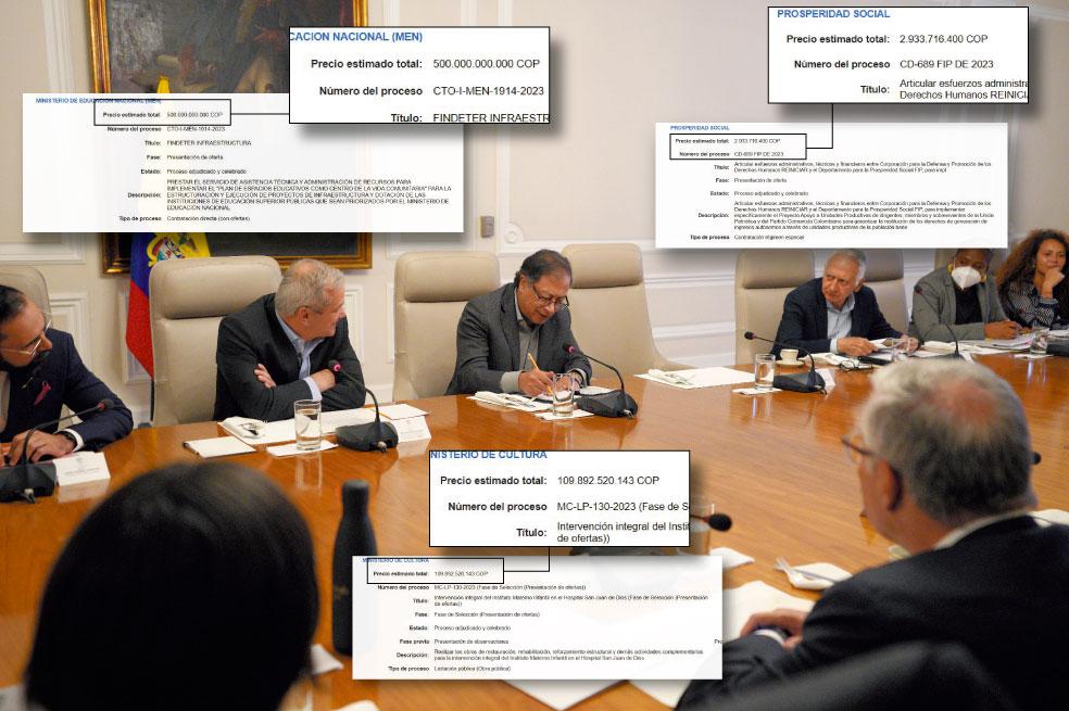 Así cerró la contratación en la Casa de Nariño y los ministerios en 2023