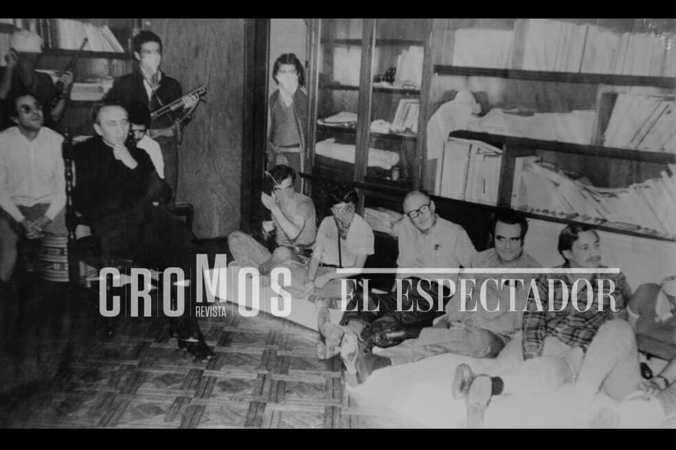 El cuerpo diplomático secuestrado en la toma de la Embajada Dominicana por el M-19.