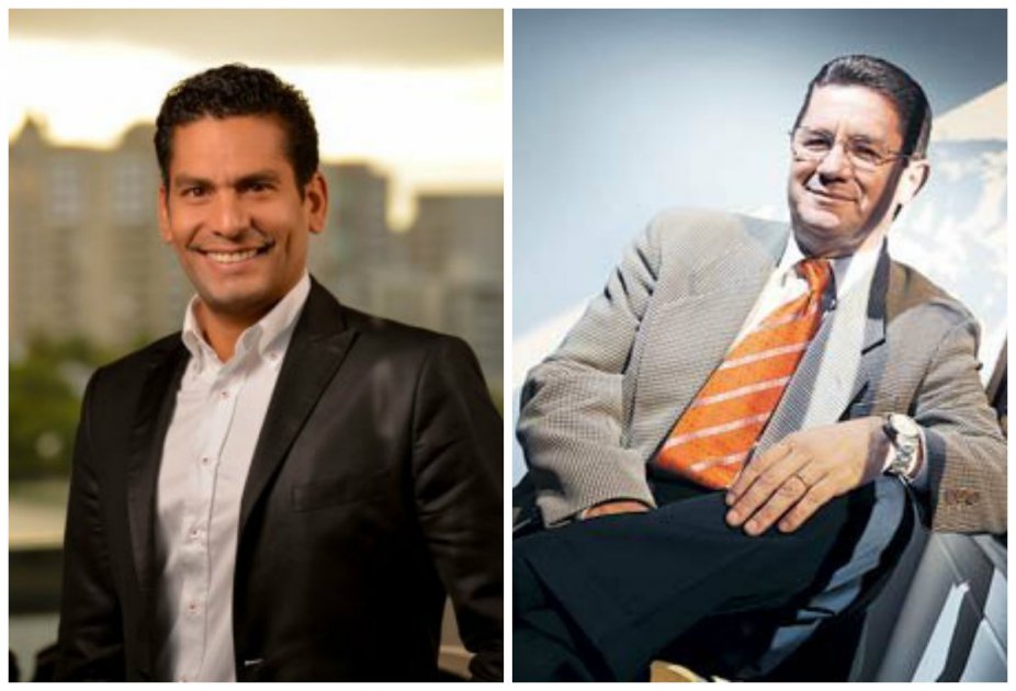 Ismael Cala y Camilo Cruz, autores de  “Cala y Cruz, las dos caras de la comunicación”.