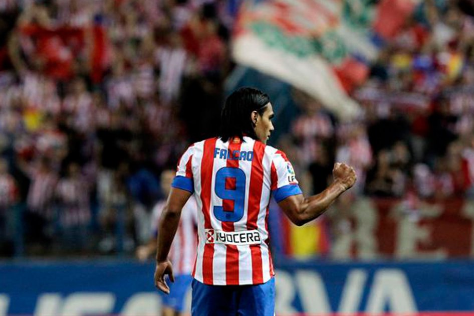 Falcao marcó la primera tripleta en esta edición de la Liga de España