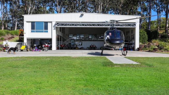 El helipuerto de la mansión de Johnny Depp en Australia