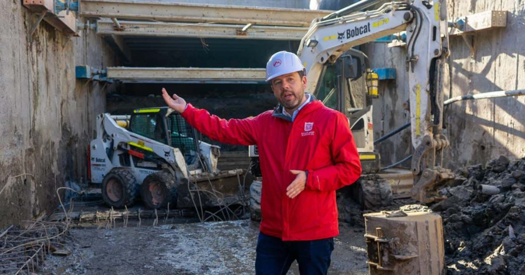 Alcalde Carlos Fernando Galán supervisó obras del metro en la calle 72