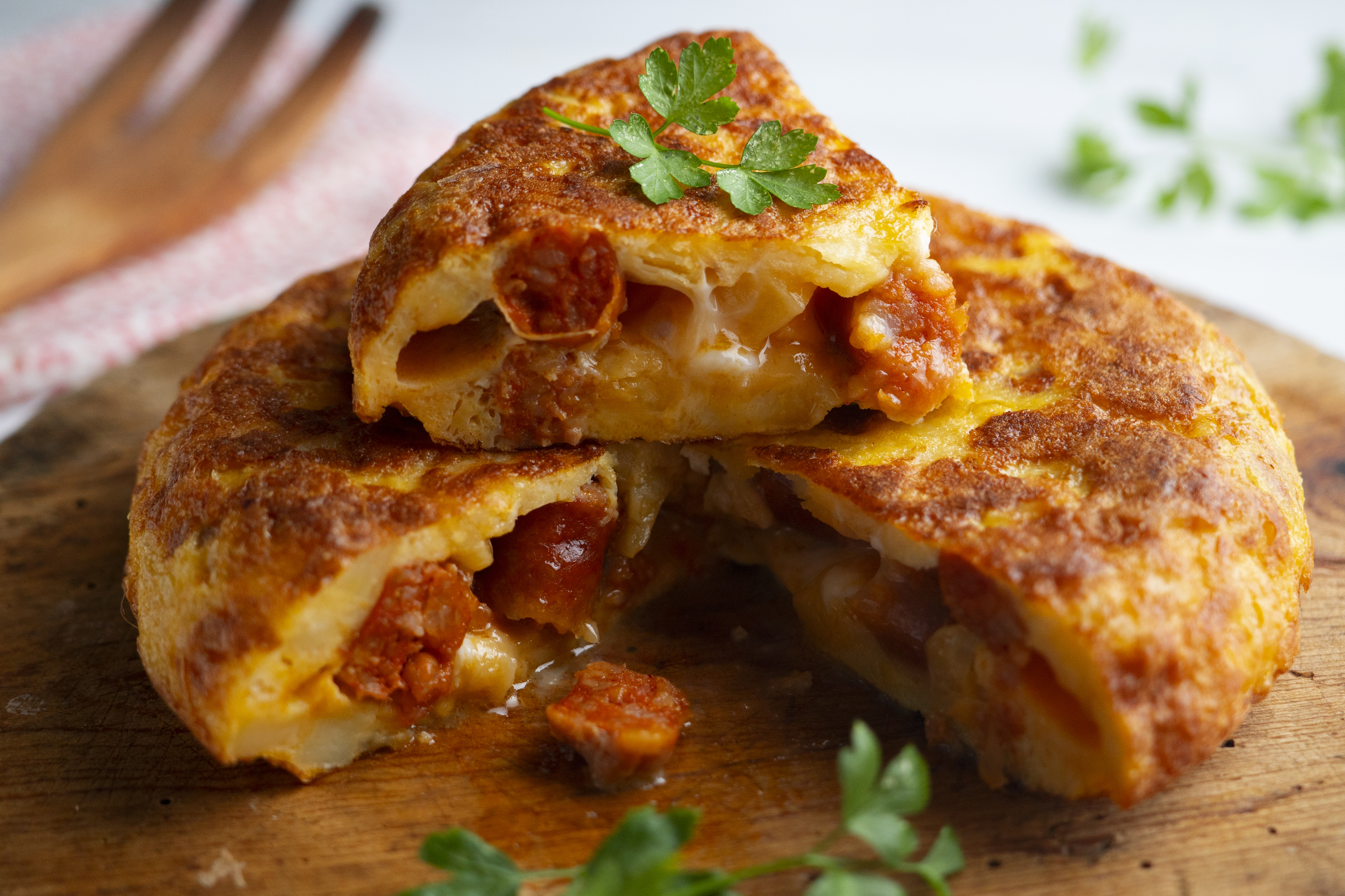 Paso a paso para hacer tortilla de papa y chorizo
