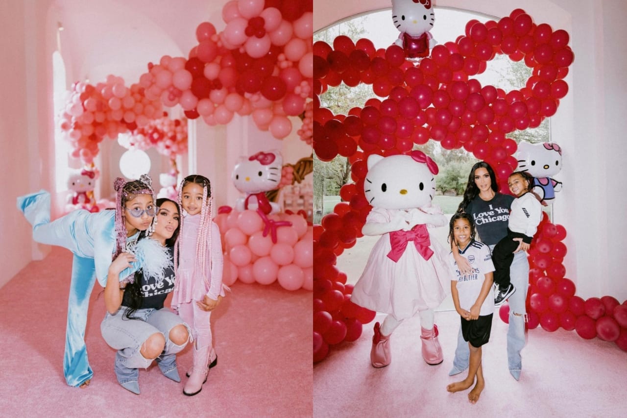 Kim Kardashian celebró el cumpleaños de su hija Chicago.