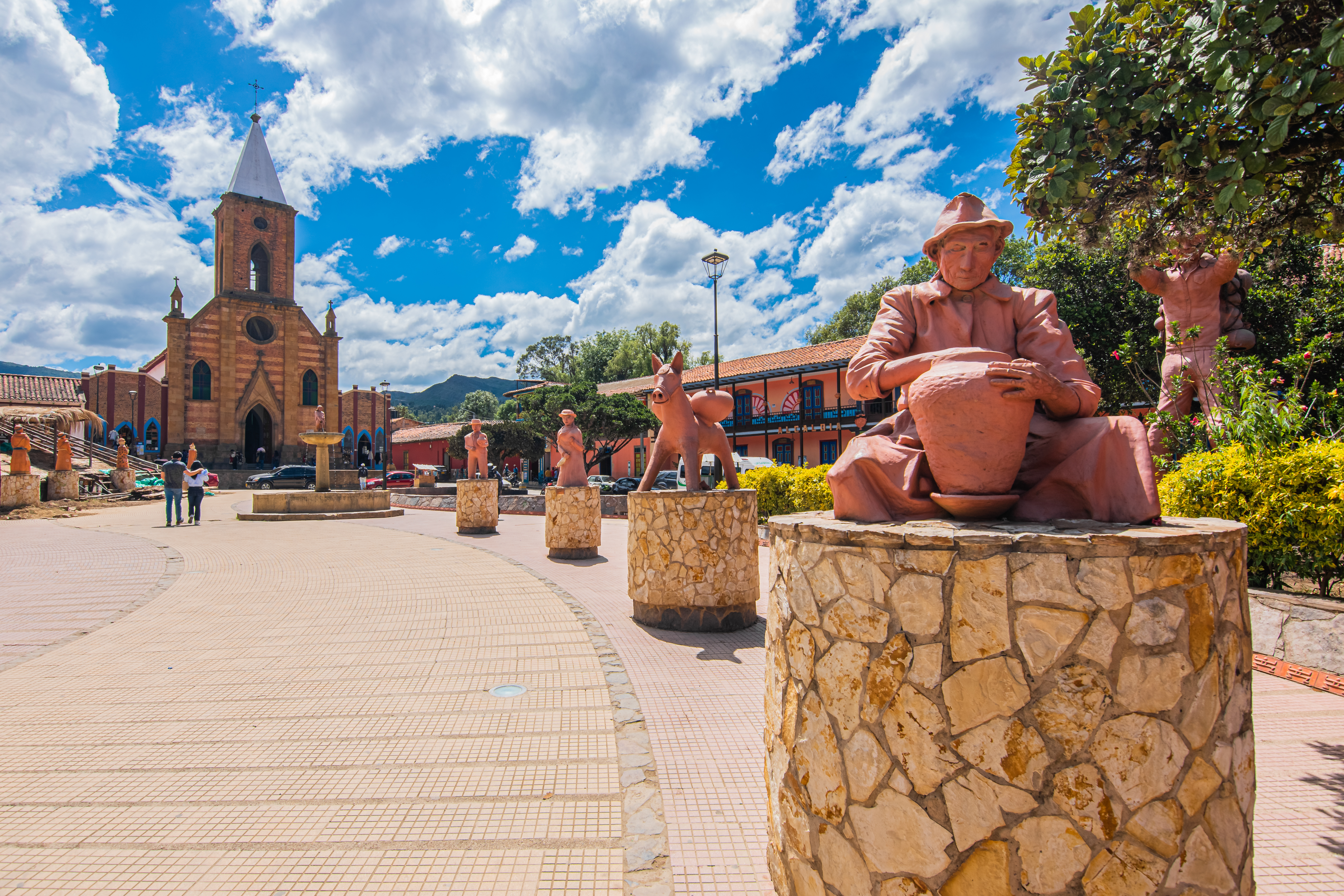 Ráquira es una de las capitales artesanales de Colombia.
