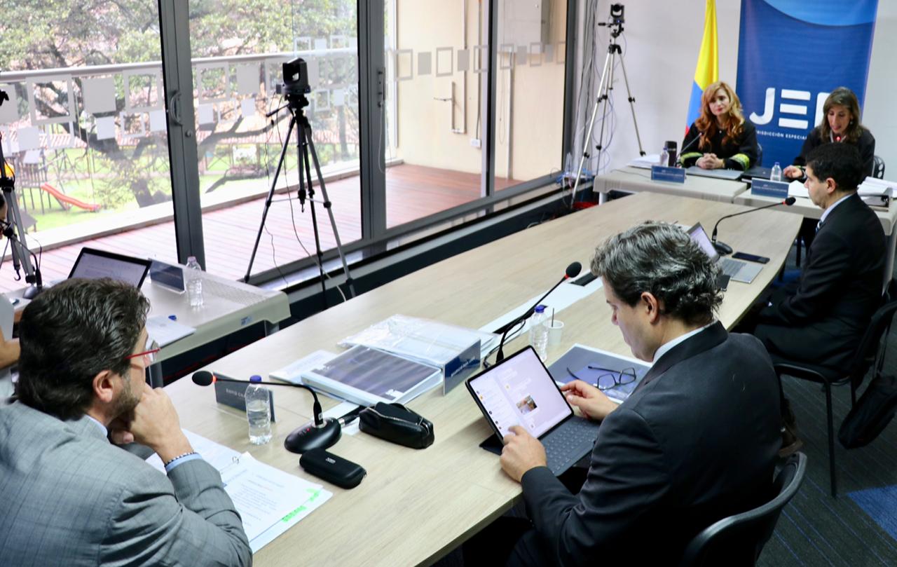 Empieza primera audiencia de aporte de verdad de David Char en la JEP