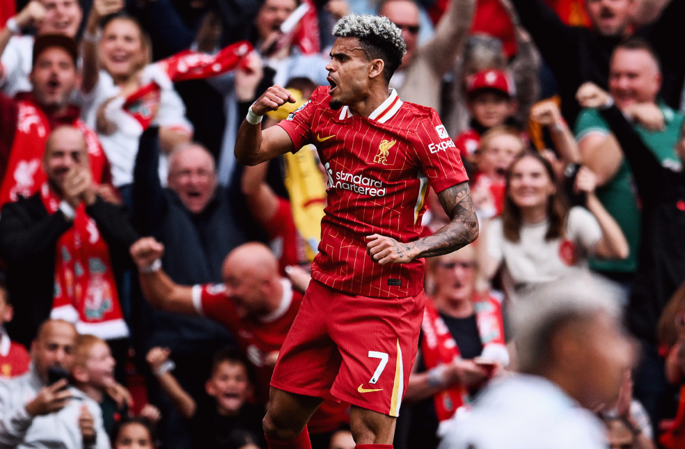 Vea el doblete de Luis Díaz en la victoria de Liverpool sobre Bournemouth