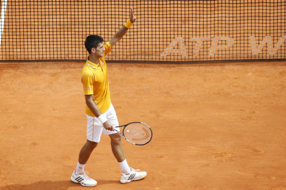 Novak Djokovic avanzó a semifinales del Masters 1000 de Montecarlo. Foto: AFP