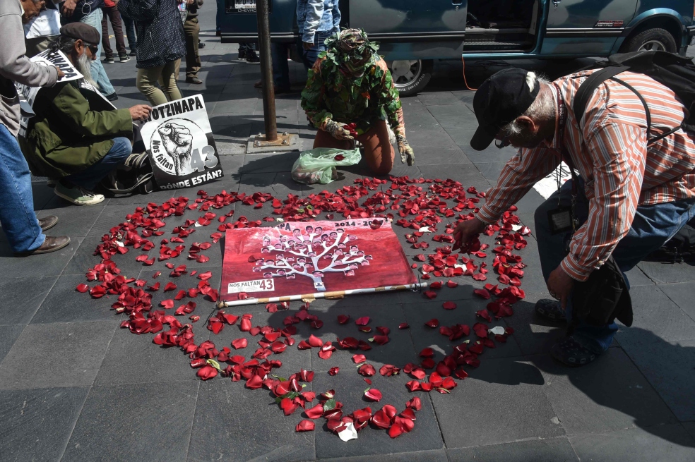 En fotos: así recuerda México a los 43 estudiantes de Ayotzinapa desaparecidos