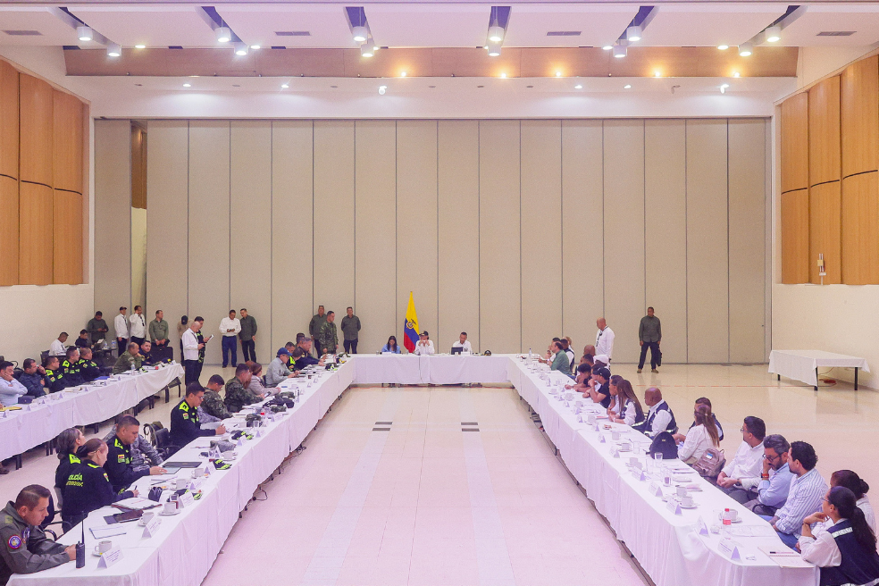El consejo de seguridad en Cali fue liderado por el presidente Gustavo Petro. Asistieron altos funcionarios del gobierno, el ministro de Defensa, la cúpula militar y de Policía y los mandatarios del Pacífico colombiano.