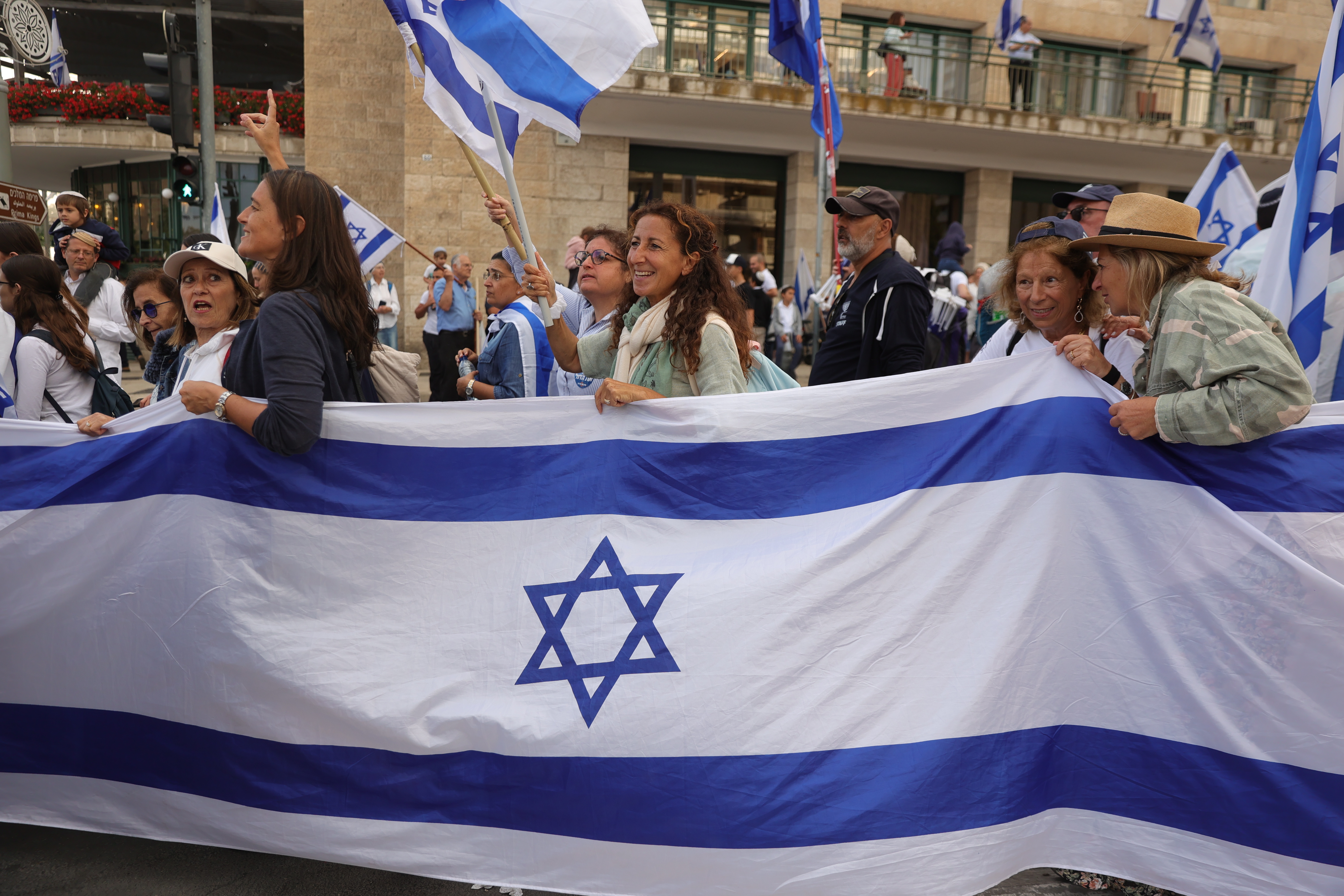 La marcha de las banderas, Israel celebró en medio de escalada con Palestina