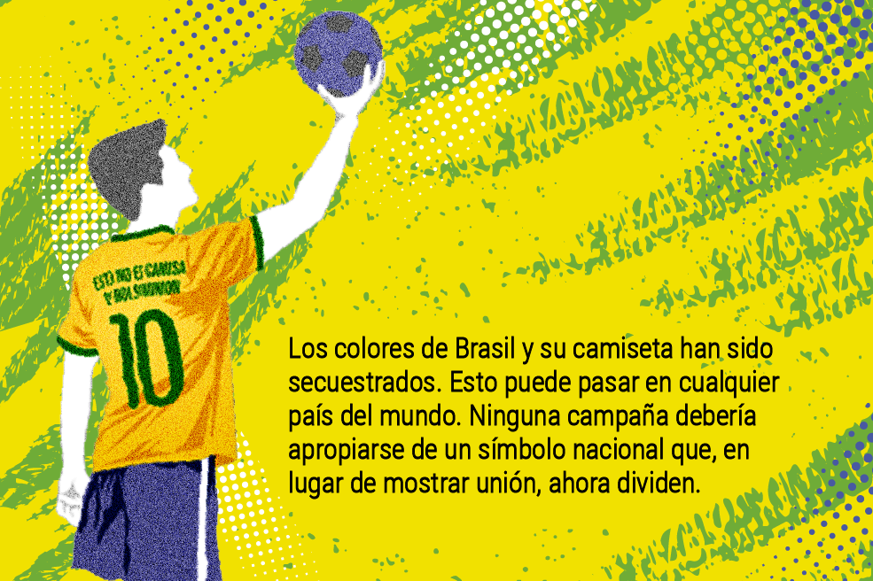 El mundo no es como lo pintan: Bolsonaro y la "vergüenza" de vestir la 'verde-amarela'.