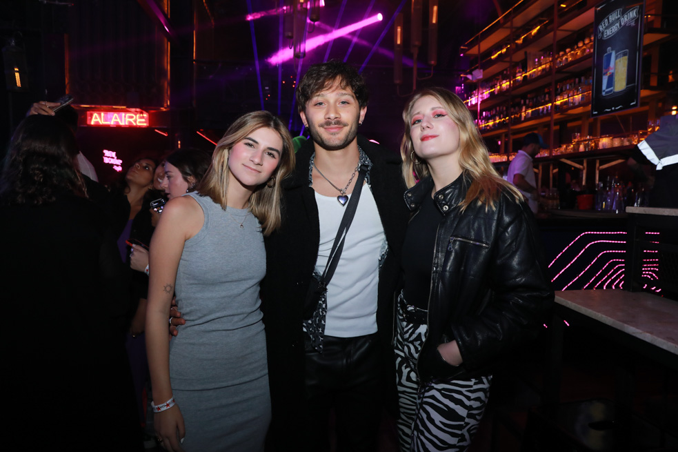 Cristina Charry, Simón Savi y Matilde Araujo