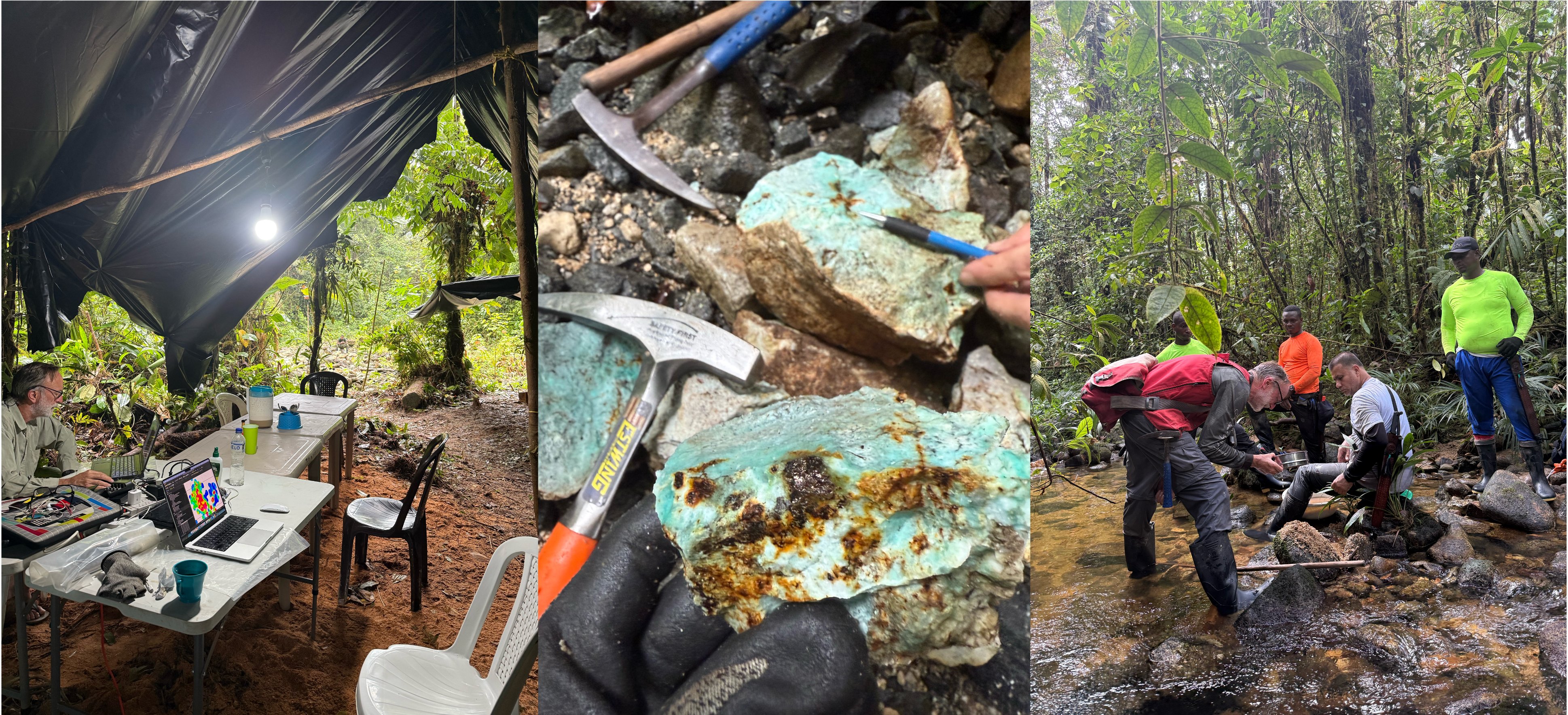 Andina Copper ha publicado en sus redes sociales fotografías de sus actividades exploratorias en el territorio.