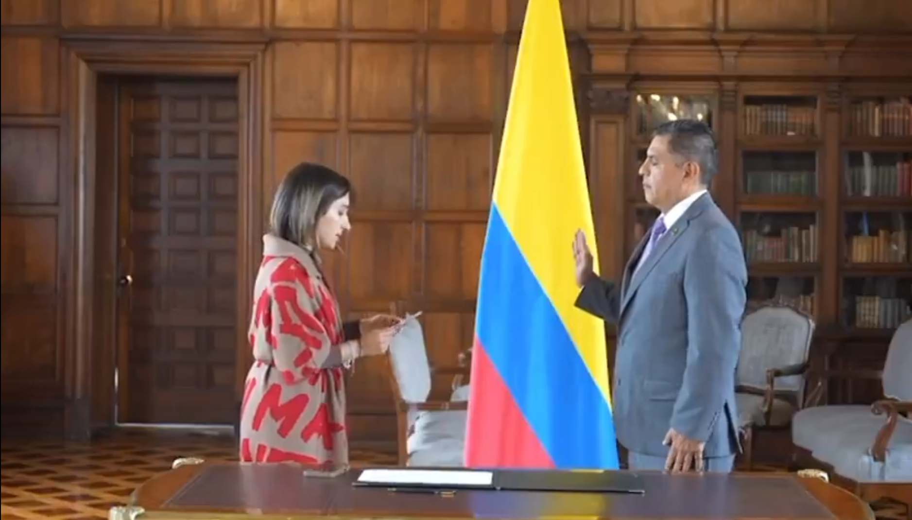 Jorge Iván Ospina se posesionó como primer embajador de Colombia en Palestina