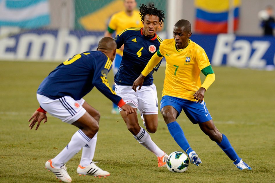Colombia y Brasil dividieron honores en juego amistoso