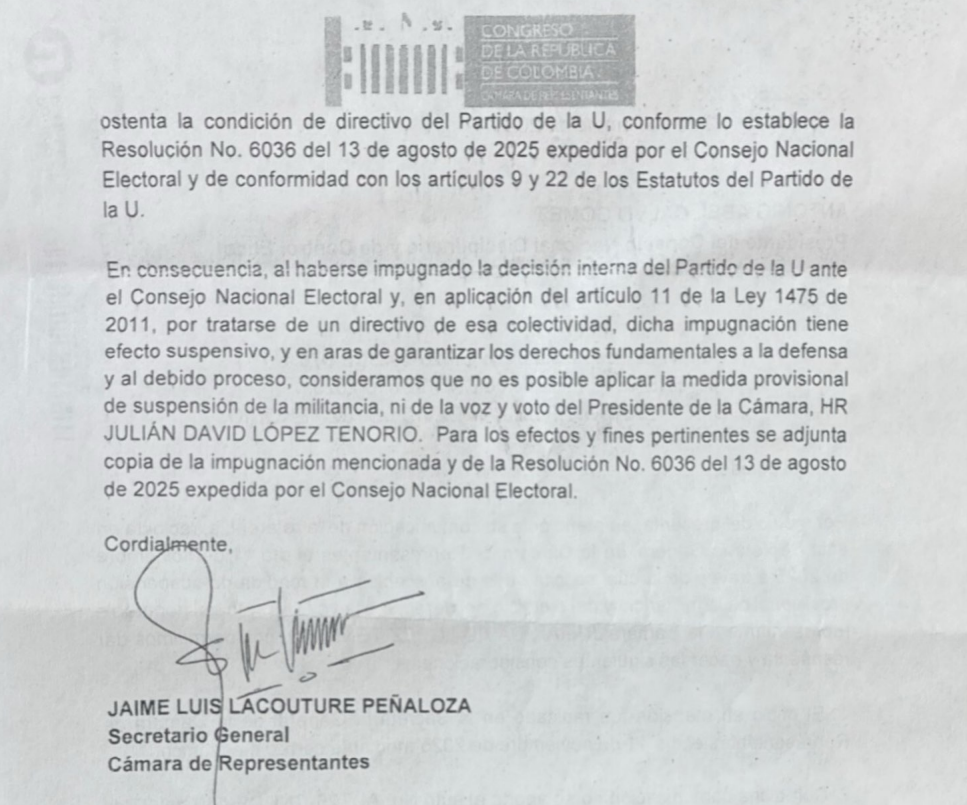 Pelea del partido de la U con Julián López