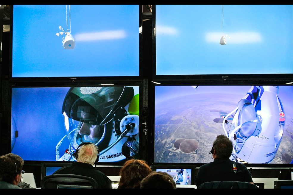 Felix Baumgartner y su gran salto desde la estratosfera