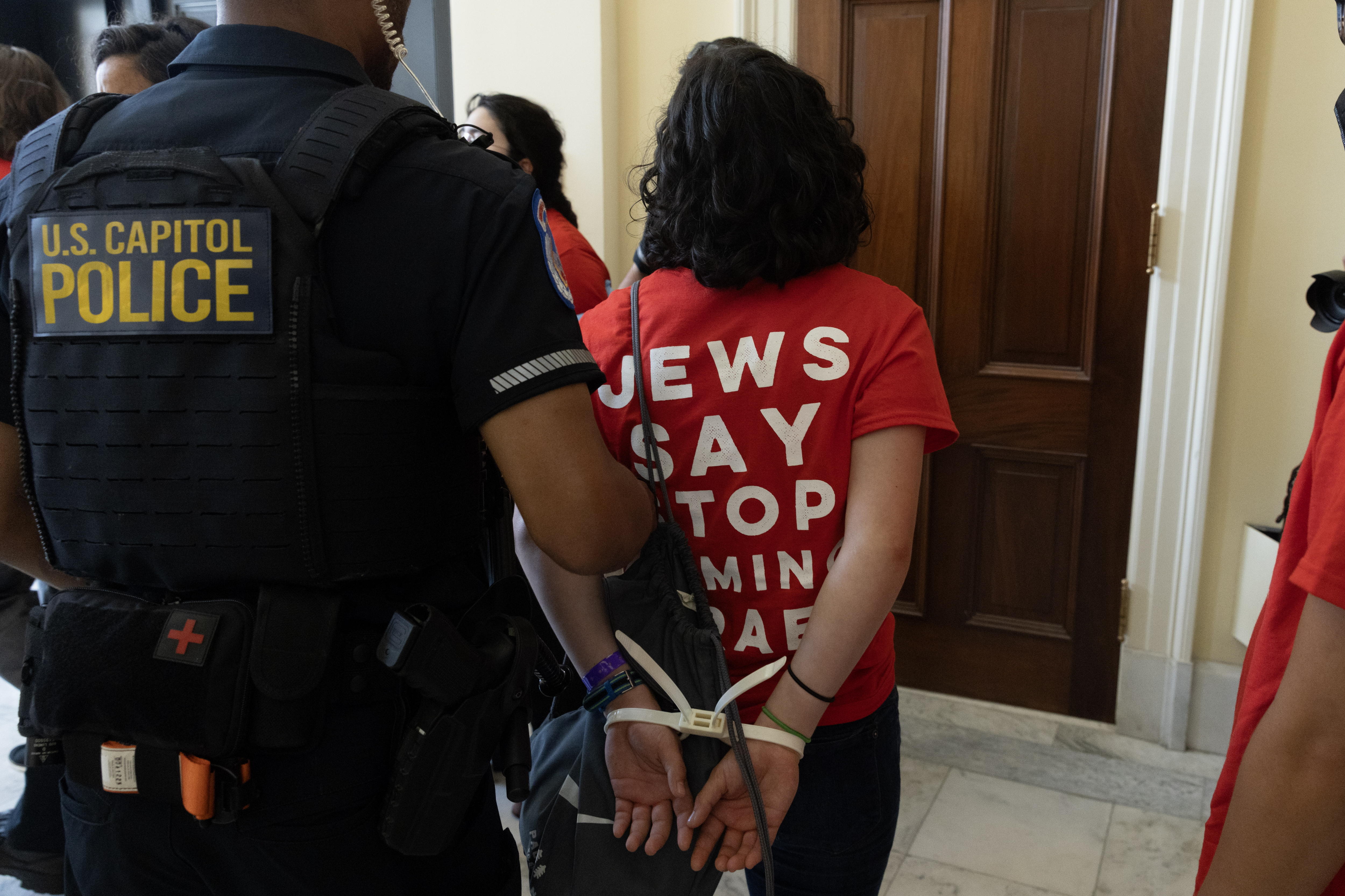 Más de 200 arrestados en Washington por protestas por la visita de Netanyahu