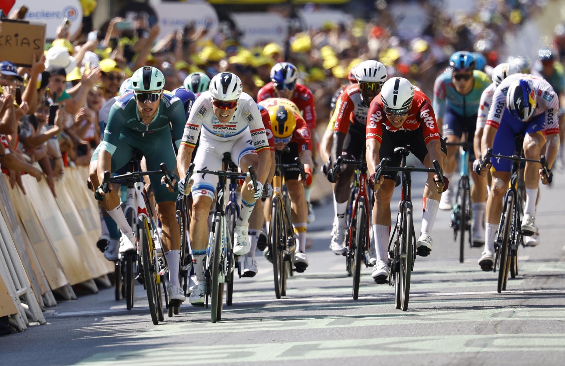 Tim Merlier logró su segunda victoria en el Tour de Francia: así fue el esprint