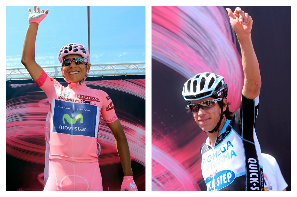 Nairo Quintana y Rigoberto Urán hacen historia en el Giro de Italia 2014