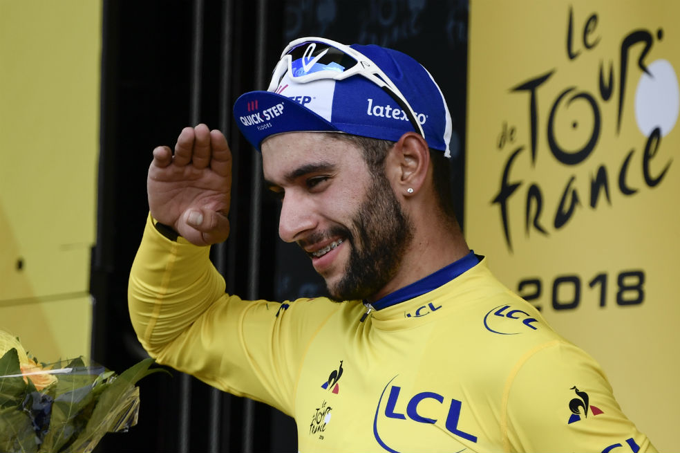 Fernando Gaviria, el segundo colombiano de la historia con la camiseta amarilla en el Tour