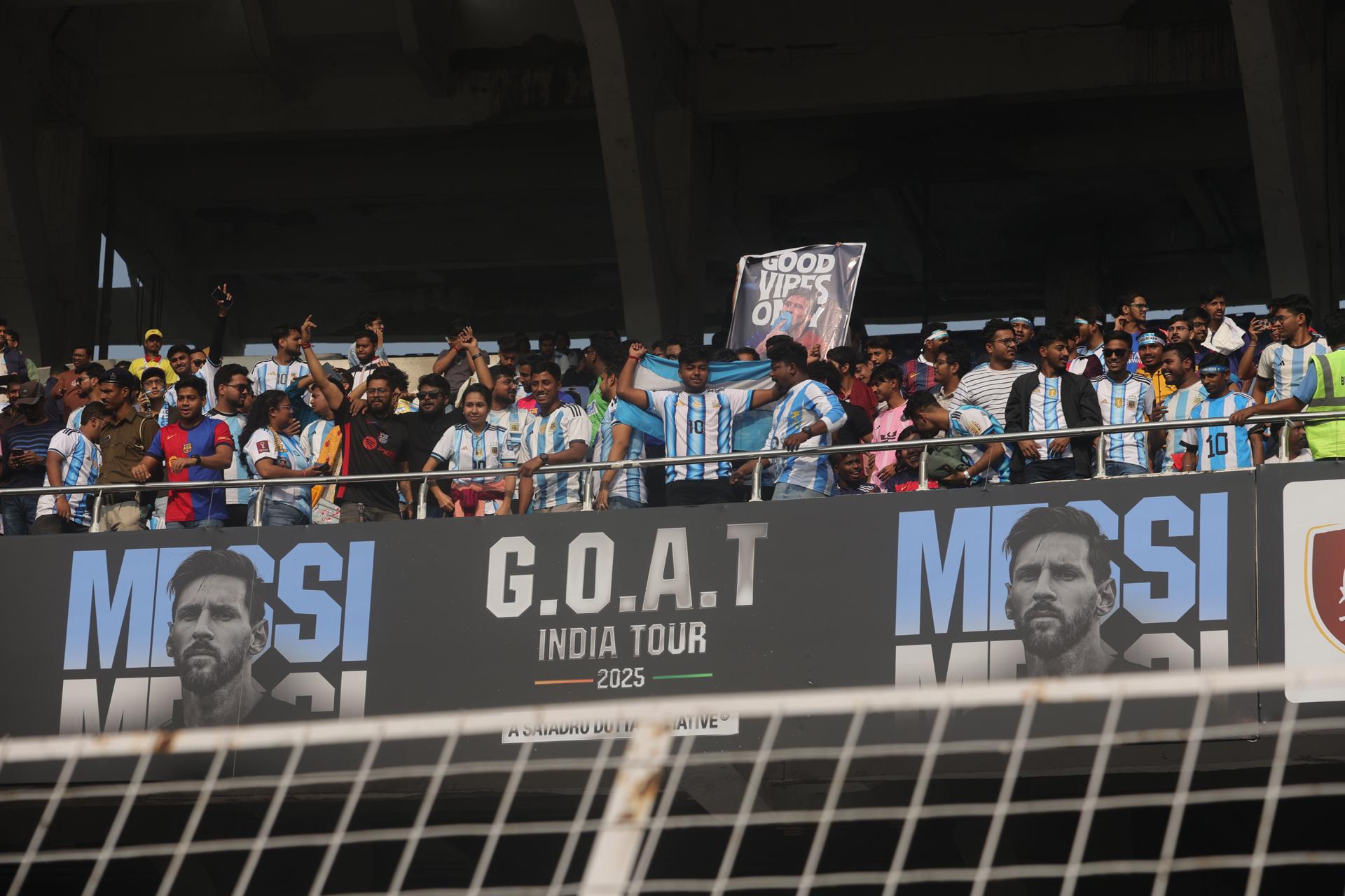 Video: visita de Messi en India terminó en caos y hubo disturbios