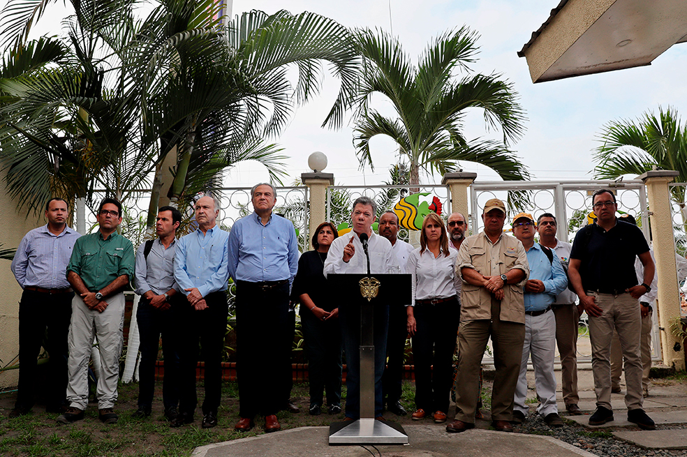 Santos destina 9.000 policías y militares para atacar «los eslabones del narcotráfico» en Tumaco