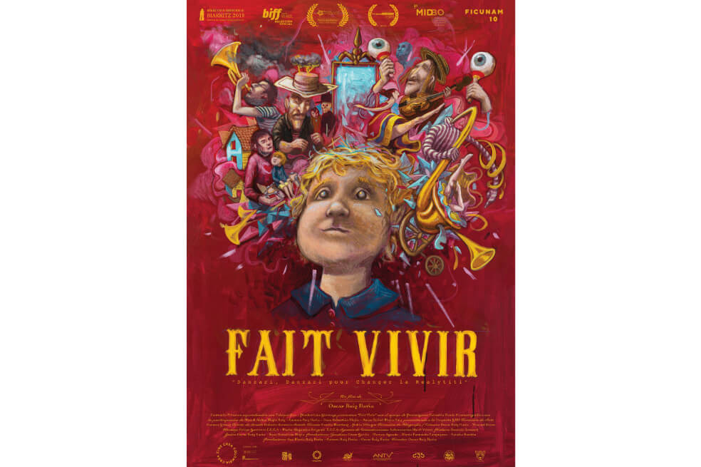 Este es el afiche de “Fait vivir”, próxima película de Óscar Ruiz Navia